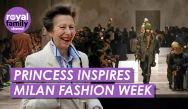 Princess Anne Inspires Fendi's Milan Fashion Week Runway