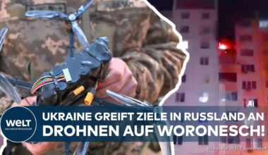 PUTINS KRIEG: Ukraine greift Ziele in Russland an - Drohnen auf Woronesch!