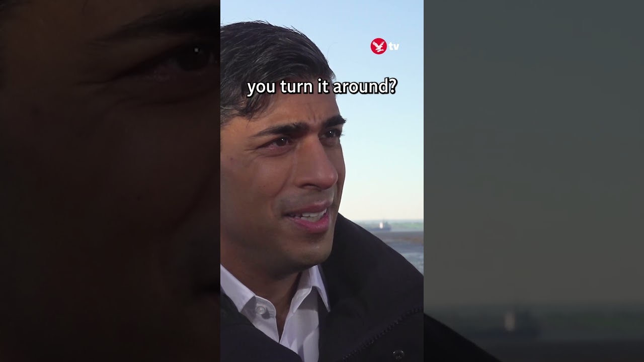 Rishi Sunak responds to Tory 'wipeout' poll numbers #news #politics #shorts