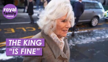 Queen Camilla Says King Is ‘Fine’ as He Awaits Treatment