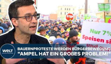 BAUERNPROTESTE IN DEUTSCHLAND: Beginn einer neuen Bürgerbewegung "Ampel hat ein großes Problem!"