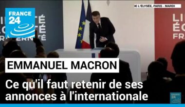 Ukraine, guerre à Gaza, mer Rouge : les annonces d'Emmanuel Macron  sur les dossiers internationaux