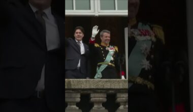 Denmark's King takes the throne