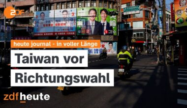 heute journal 12.01.24 Luftschläge gegen Huthi, Klage gegen Israel, Taiwan vor der Wahl (english)