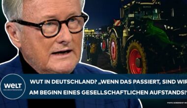 DEUTSCHLAND: Bauern-Wut! "Wenn das passiert, sind wir am Beginn eines gesellschaftlichen Aufstands!"