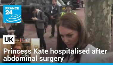 Princess Kate hospitalised after abdominal surgery, Kensington Palace says • FRANCE 24 English