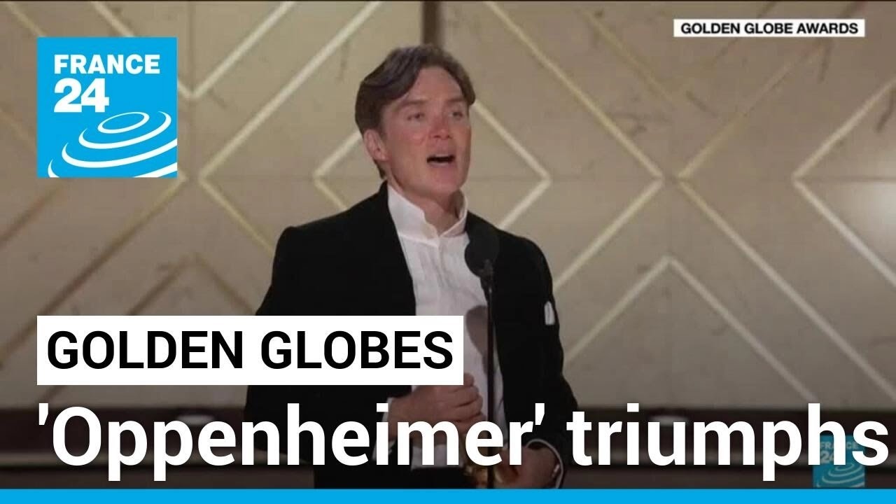 'Oppenheimer' triumphs at Golden Globes on disappointing night for 'Barbie' • FRANCE 24 English