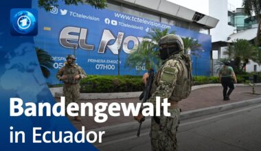 Gewaltausbruch in Ecuador: Bewaffnete stürmen TV-Studio