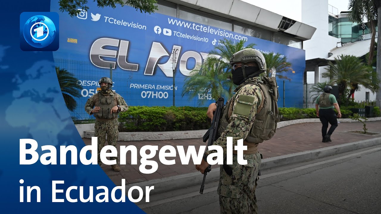 Gewaltausbruch in Ecuador: Bewaffnete stürmen TV-Studio