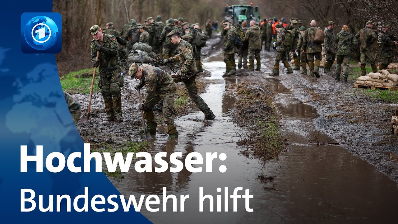 Hochwasser in Deutschland: Bundeswehr im Einsatz