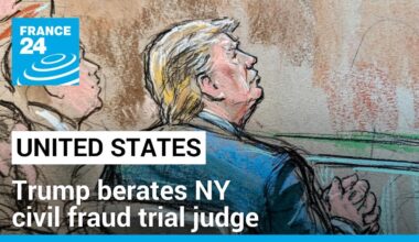 Trump berates NY civil fraud trial judge at closing arguments • FRANCE 24 English