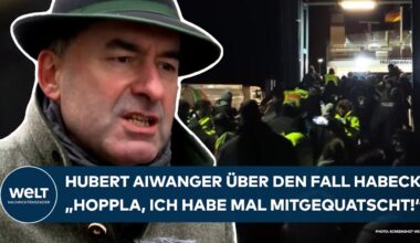 HUBERT AIWANGER: Gewaltsam Fähre von Robert Habeck gestoppt? "Hoppla, ich auch mal mit gequatscht!"