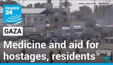 Hostages and Gaza residents to receive medicines and aid • FRANCE 24 English