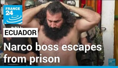 Ecuador under state of emergency after narco boss escapes prison • FRANCE 24 English