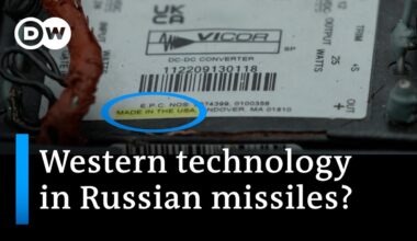 Western microchips, cameras and processors found in Russian missiles fired at Ukraine | DW News