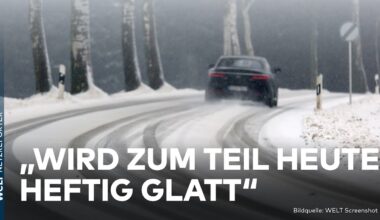 SCHNEECHAOS IN DEUTSCHLAND: Achtung Glatteis! Diese Gebiete sind betroffen | WELT News