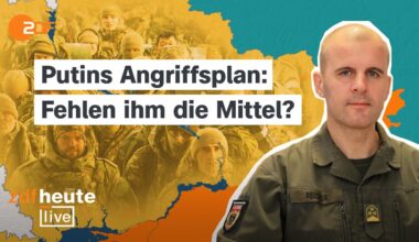 Schlag gegen Putins Luftwaffe, Lage am Dnipro, drohende Offensive | Oberst Reisner bei ZDFheute live