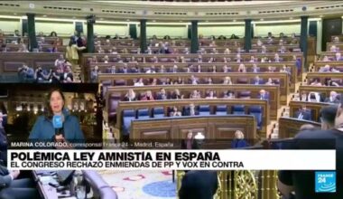 Informe desde Madrid: Congreso español rechazó enmiendas de Vox y PP contra la ley de amnistía