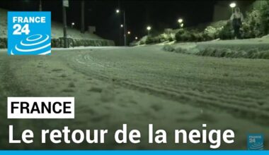 France : la neige recouvre la moitié nord du pays, des perturbations en Ile de France • FRANCE 24