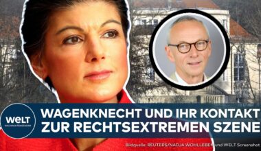 WAGENKNECHT: "Hat mir nette Mails geschrieben" – Politikerin räumt Kontakt zu Rechtsextremisten ein