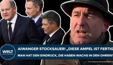 HUBERT AIWANGER: "Diese Ampel ist fertig! Man hat den Eindruck, die haben Wachs in den Ohren!"