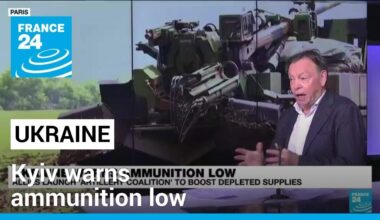 Kyiv warns ammunition low as allies launch 'artillery coalition' • FRANCE 24 English