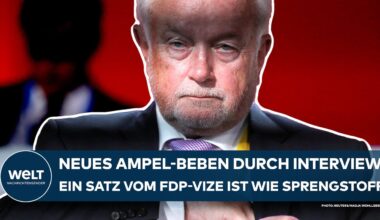 WOLFGANG KUBICKI: Neues Ampel-Beben durch Interview! Ein Satz vom FDP-Vize ist wie Sprengstoff