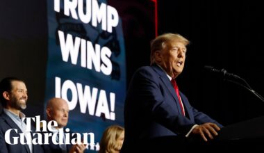 Trump wins in Iowa as Republican contest kicks off 2024 presidential race