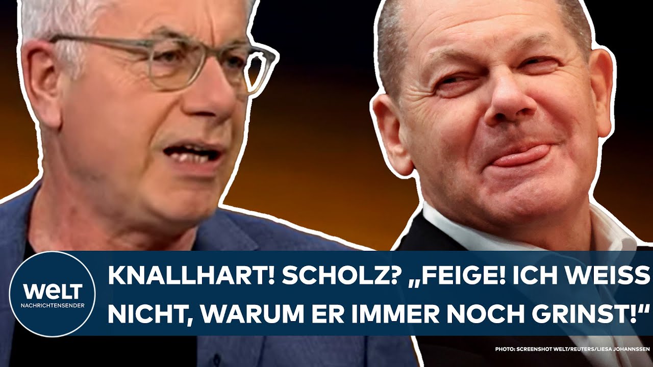 DEUTSCHLAND: Olaf Scholz? "Feige! Ich weiß nicht, warum er immer noch grinst!" Knallharte Abrechnung