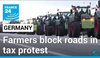 Angry farmers stage Germany-wide tractor blockades • FRANCE 24 English