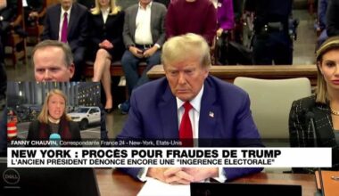 À son procès pour fraudes, Donald Trump dénonce une "ingérence électorale" • FRANCE 24