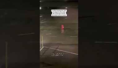 Storm Isha sends suitcase flying across the tarmac at Edinburgh airport