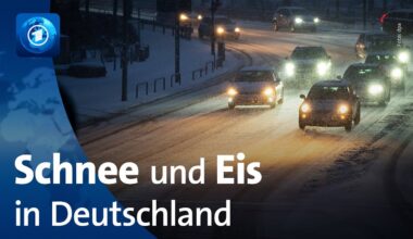 Schnee und Eis sorgen für Staus und Unfälle