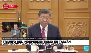 Informe desde Taipéi: China critica a países que felicitaron al presidente electo de Taiwán