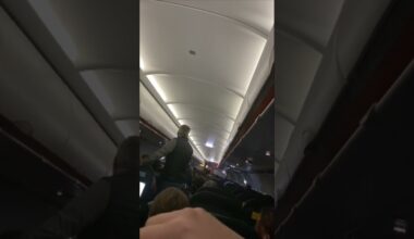 'Scariest plane landing ever'