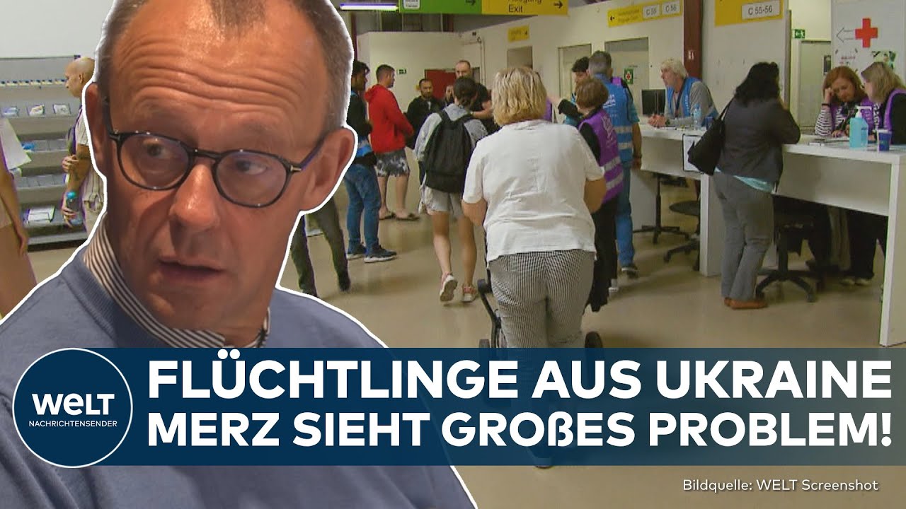 PUTINS KRIEG: Kritik an Flüchtlingen aus Ukraine! CDU-Chef Friedrich Merz sieht ein großes Problem