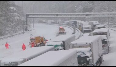 Fortes chutes de neige dans les régions de la côte ouest du Japon