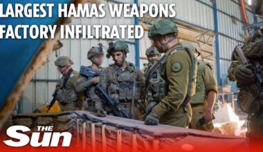 Israel Hamas War: IDF infiltrates 'largest Hamas terrorist weapons factory'