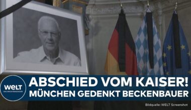 FRANZ BECKENBAUER: Abschied vom Kaiser! Gedenkfeier für Fußball-Legende in Allianz-Arena in München