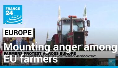 Farmers across Europe protest against fuel taxes, EU regulations • FRANCE 24 English