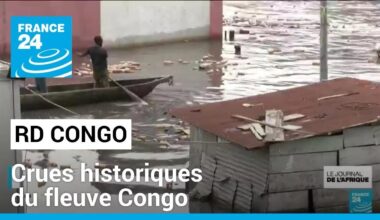 RD Congo : crues historiques du fleuve Congo • FRANCE 24