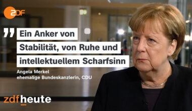 Angela Merkel über den verstorbenen Wolfgang Schäuble im ZDF-Interview