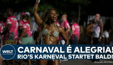 RIO TANZT WIEDER SAMBA: Karnevalsvorbereitungen starten farbenfroh - Sambaschulen starten Proben!