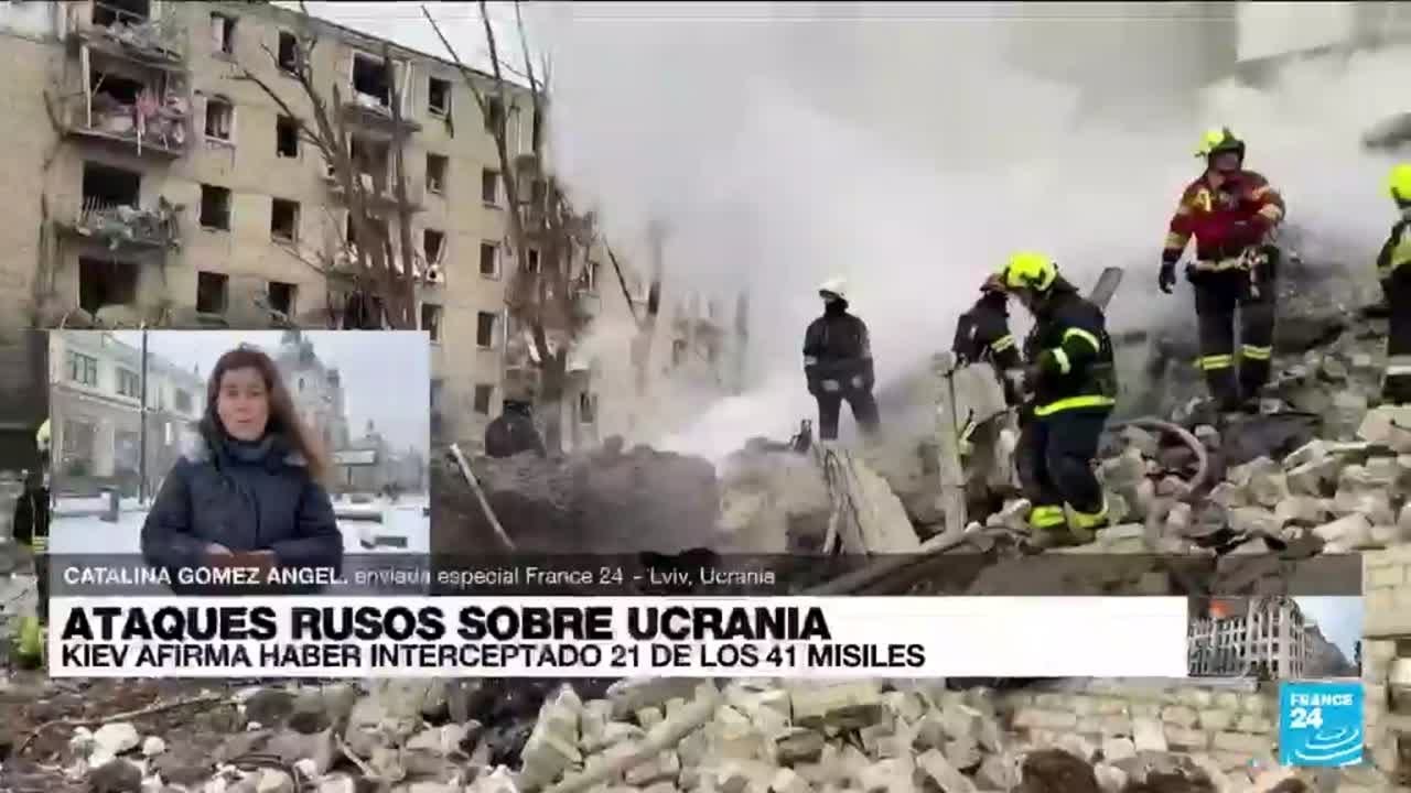 Informe desde Lviv: Rusia lanza ataque con 41 misiles contra varias ciudades ucranianas