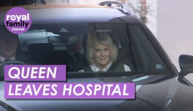 Warm Exit: Queen Camilla Departs with a Smile After Hospital Visit