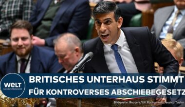 GROSSBRITANNIEN: Premierminister Sunak bringt umstrittenes Abschiebegesetz durch Unterhaus