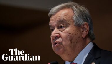 UN chief: refusal to accept two-state solution for Israelis and Palestinians 'unacceptable'