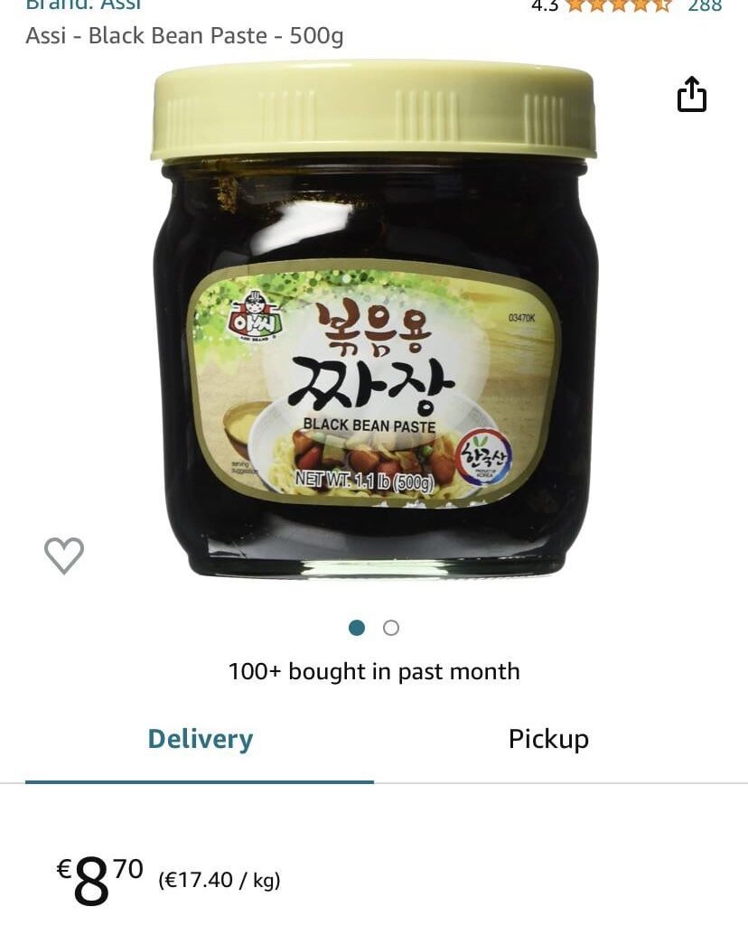 Samyang Jjajang sweet soy bean sauce irgendwo?