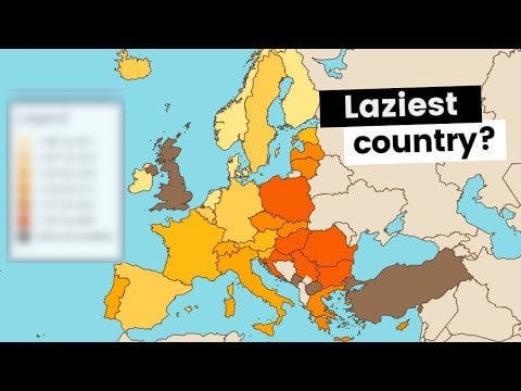 Where live laziest young people in Europe?