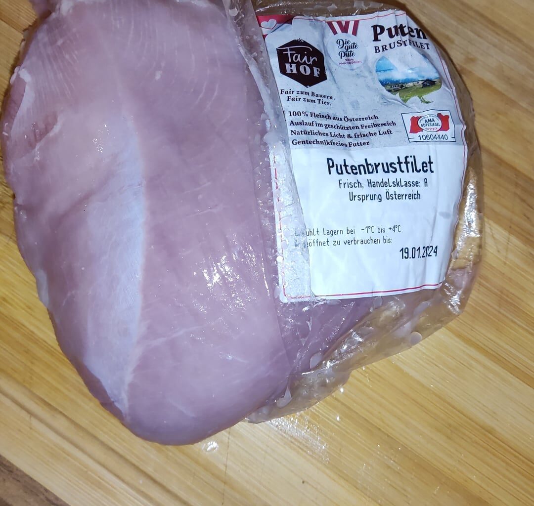 Putenfleisch riecht nach Ei